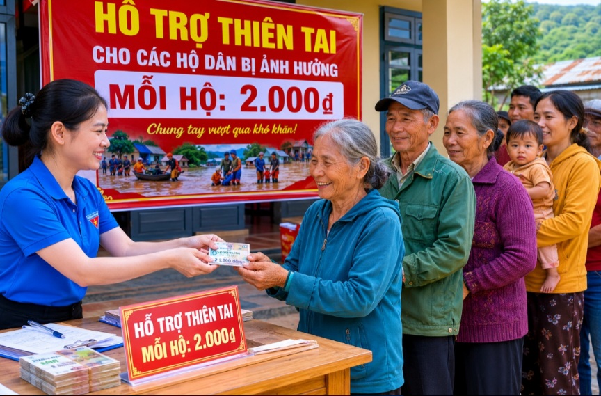 HỖ TRỢ THIÊN TAI ''2.000 ĐỒNG/HỘ'' CÓ HỢP LÝ VÀ Ý NGHĨA THỰC TIỄN?